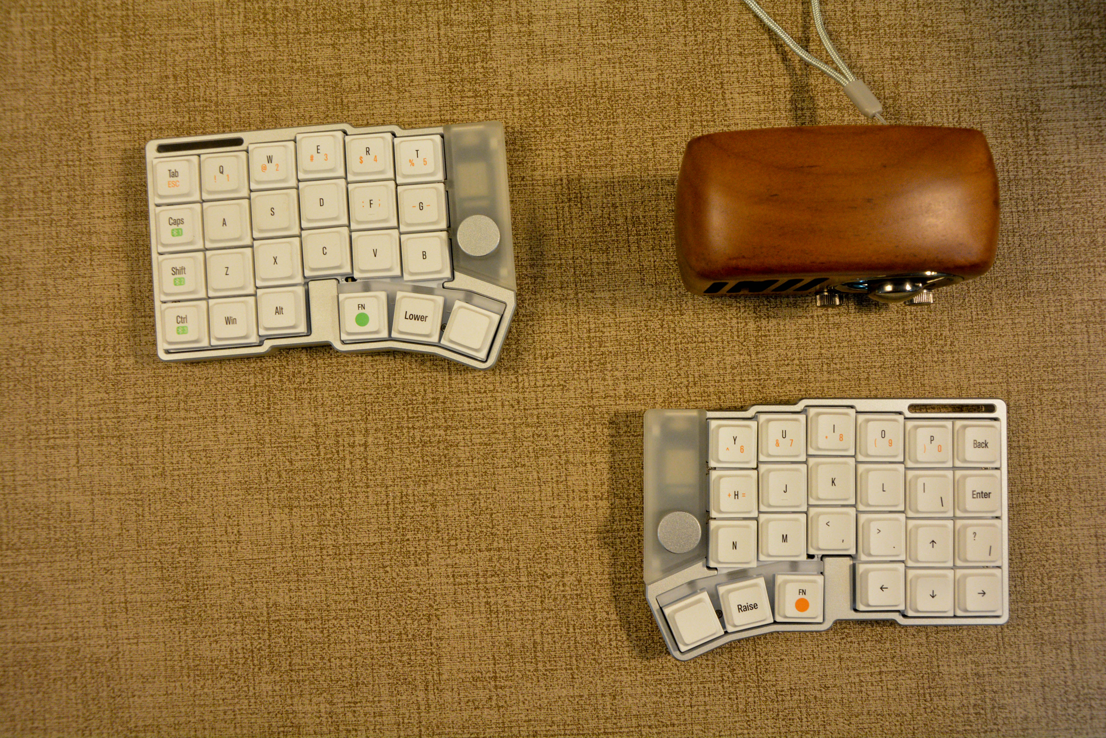 Jezail Cornix Split Low-Profile Keyboard