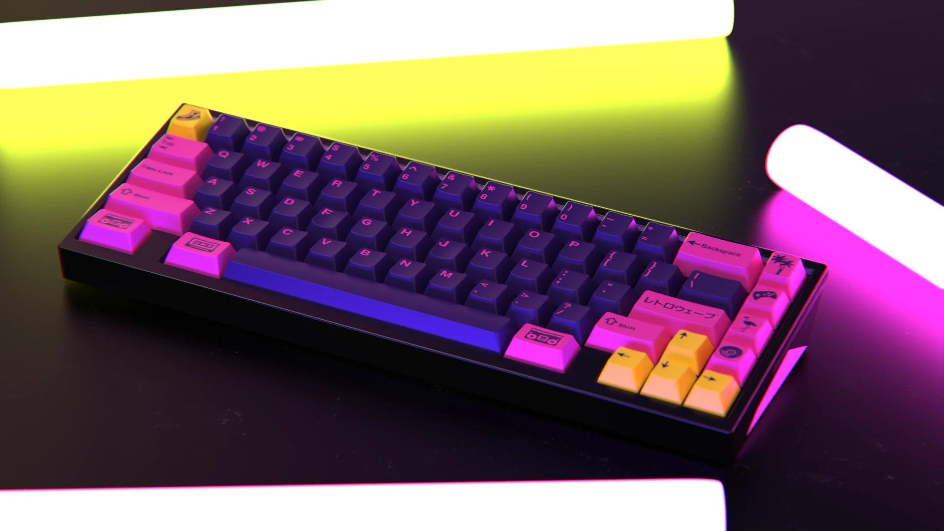 GMK Retrowave Keycaps