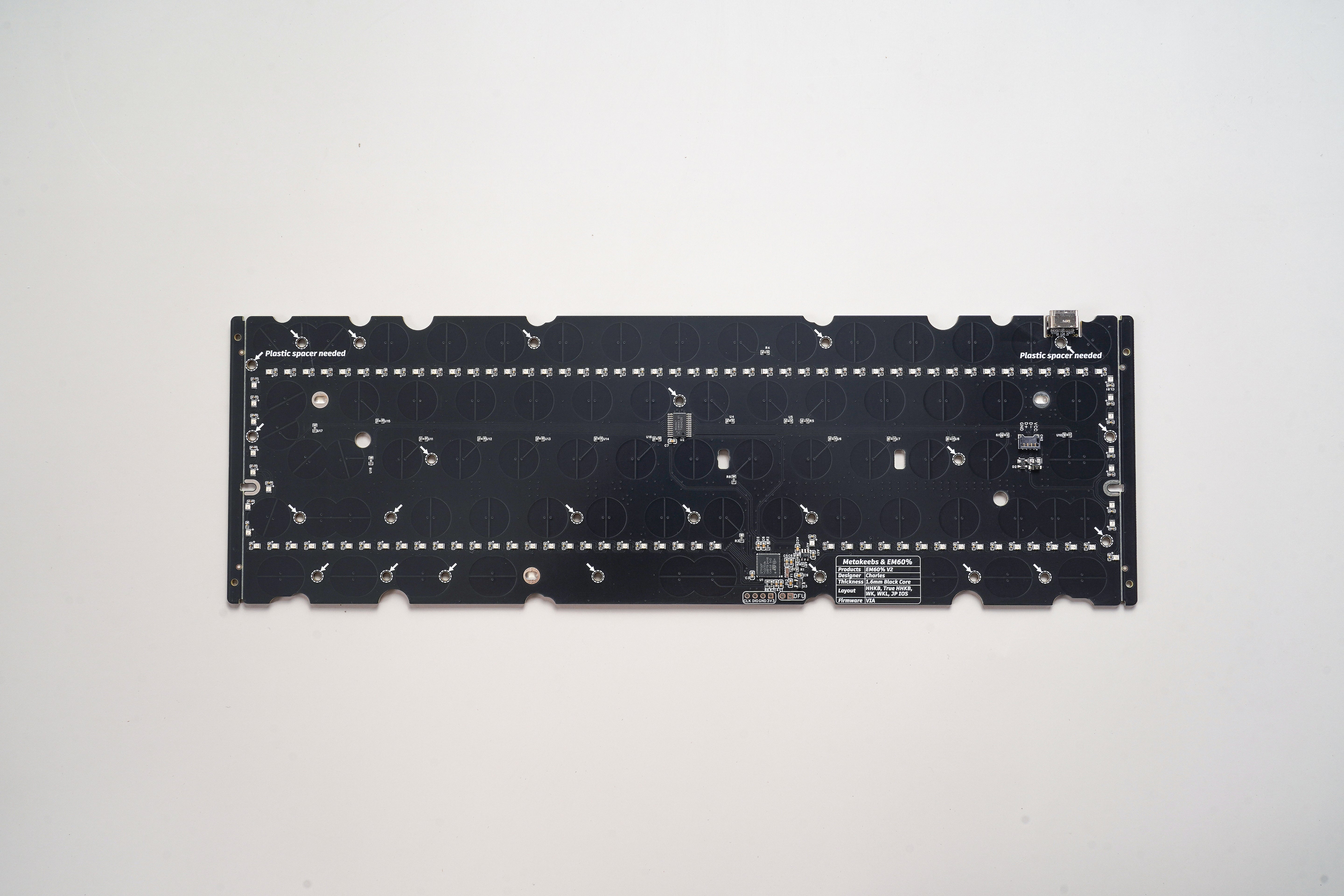 [In-Stock] EM60% / GH60 EC PCB V2