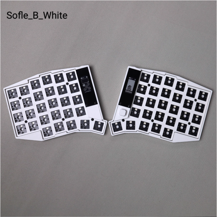 [In-Stock] Eyelash Low Profile Sofle Split Keyboard