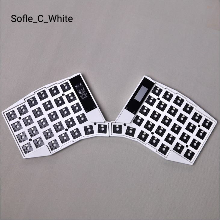 [In-Stock] Eyelash Low Profile Sofle Split Keyboard