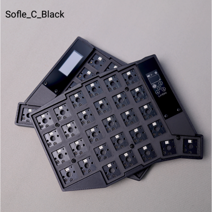 [In-Stock] Eyelash Low Profile Sofle Split Keyboard