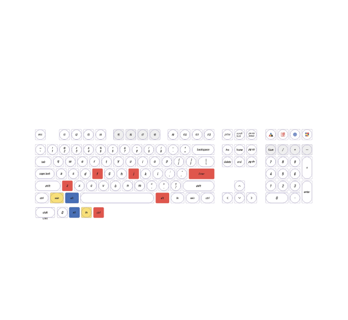 [In-Stock] Jezail "Time" LCK PBT Keycaps