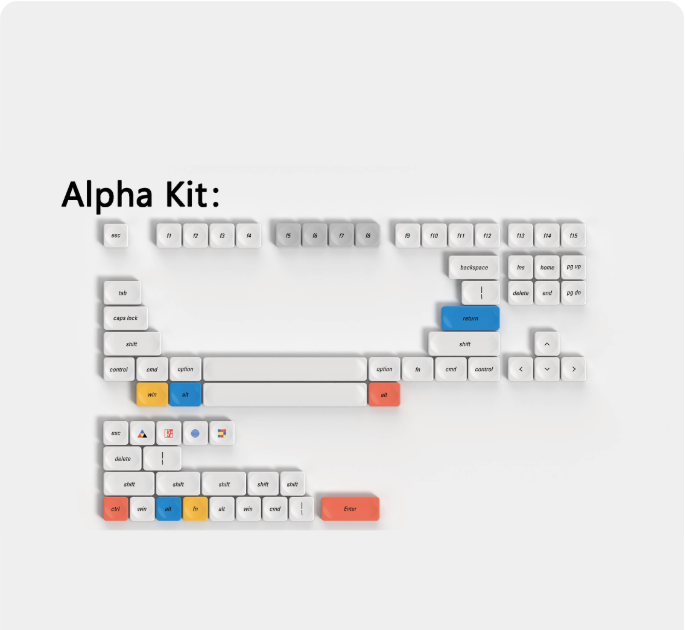 [In-Stock] Jezail "Time" LCK PBT Keycaps