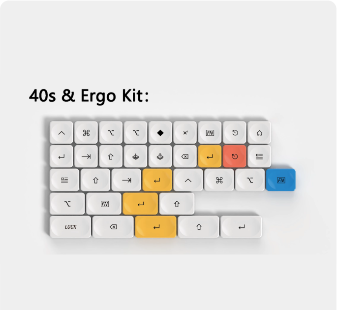 [In-Stock] Jezail "Time" LCK PBT Keycaps