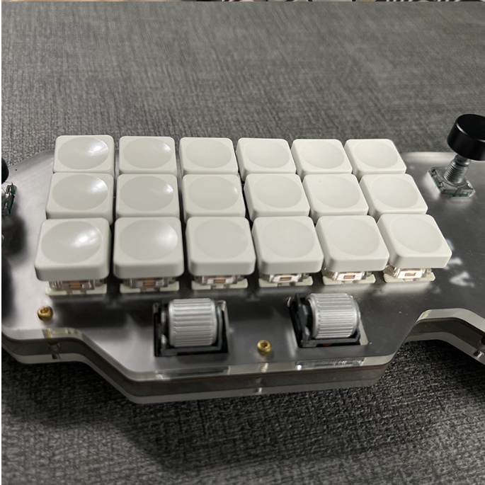 [In-Stock] Jezail LAK Grey/White Keycaps