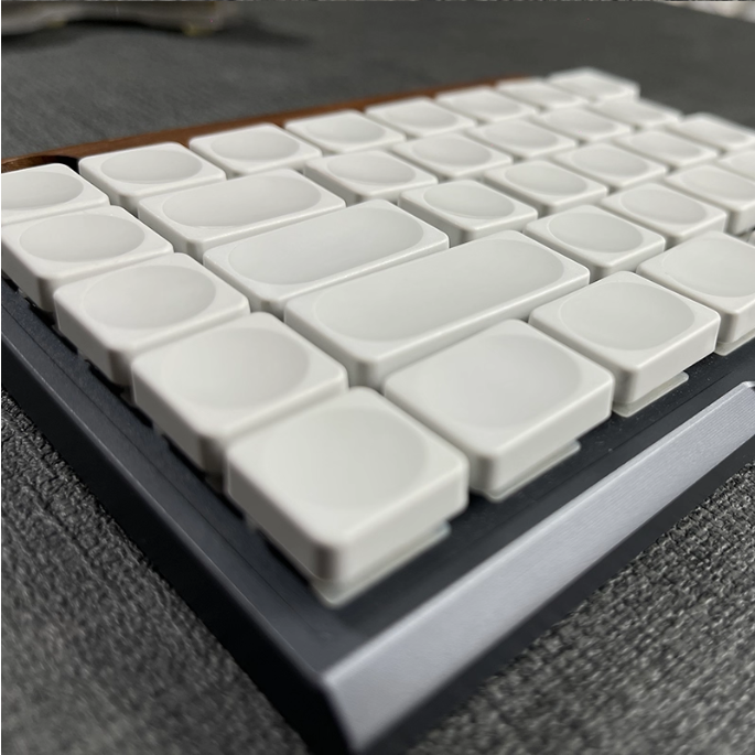 [In-Stock] Jezail LAK Grey/White Keycaps