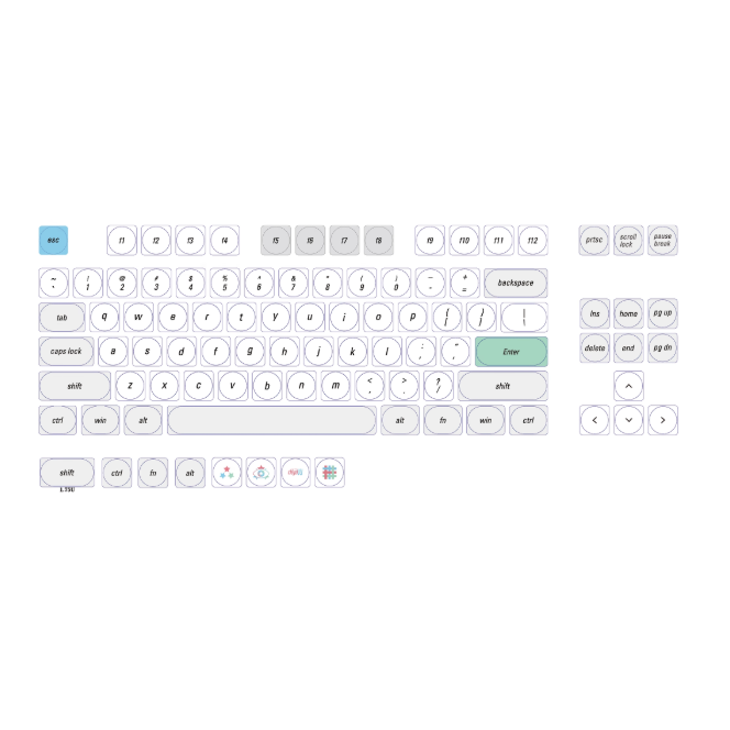 [In-Stock] Jezail Déjà Vu LCK Low Profile Keycaps